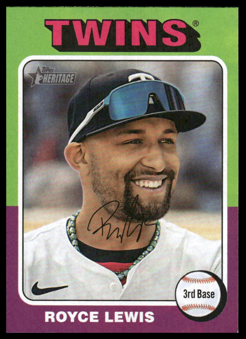 2024 Topps Heritage #577 Royce Lewis Minnesota Twins