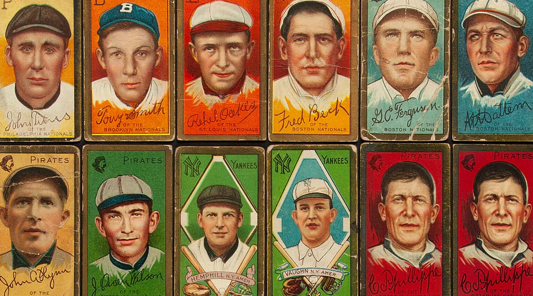Vintage baseball cards