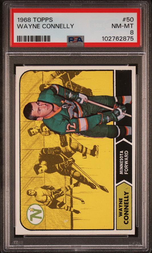 1968 Topps #50 Wayne Connelly PSA 8