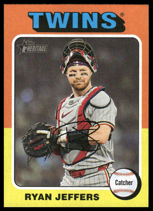 2024 Topps Heritage #635 Ryan Jeffers Minnesota Twins