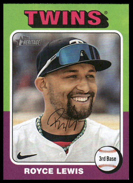 2024 Topps Heritage #577 Royce Lewis Minnesota Twins