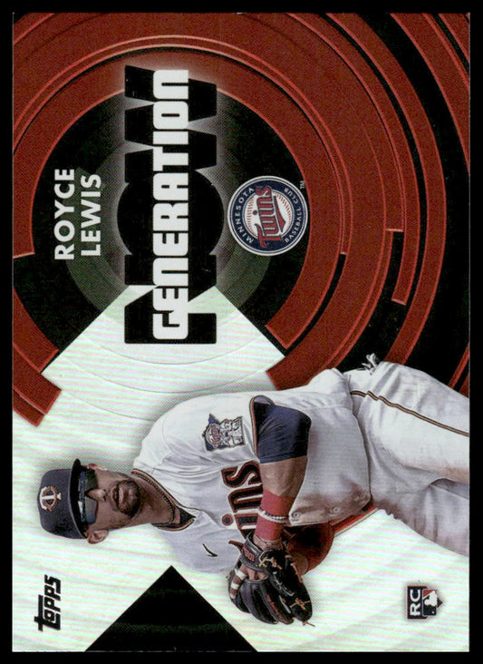 2022 Topps Update #GN-78 Royce Lewis Minnesota Twins Generation Now
