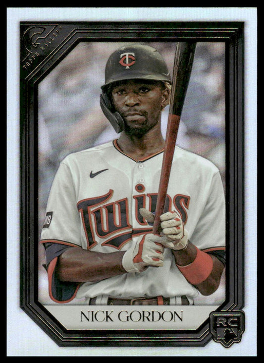 2021 Topps Gallery #140 Nick Gordon Minnesota Twins Rainbow Foil