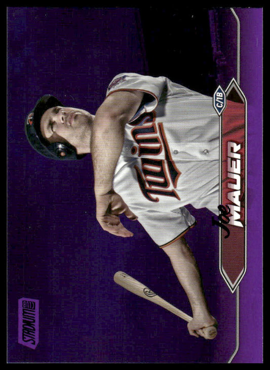 2024 Stadium Club #137 Joe Mauer Minnesota Twins Purple Foil