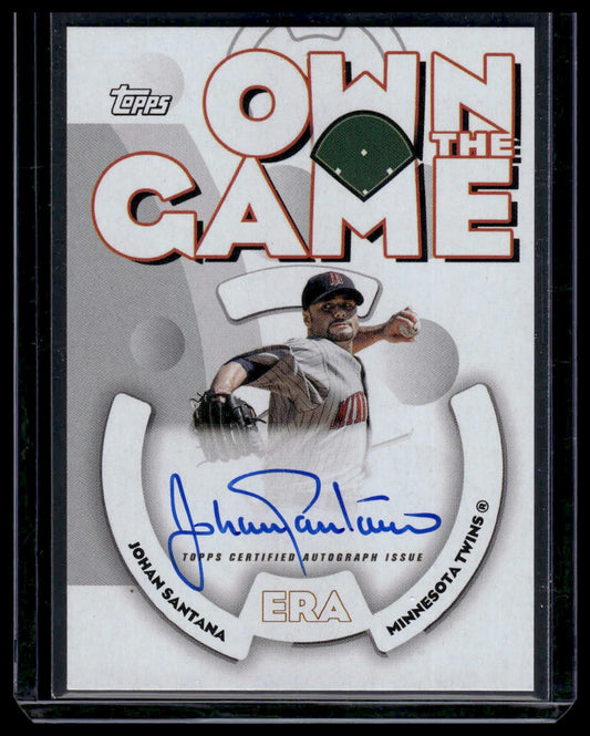2024 Topps Archives #06OGA-JS Johan Santana Twins Own the Game Autographs