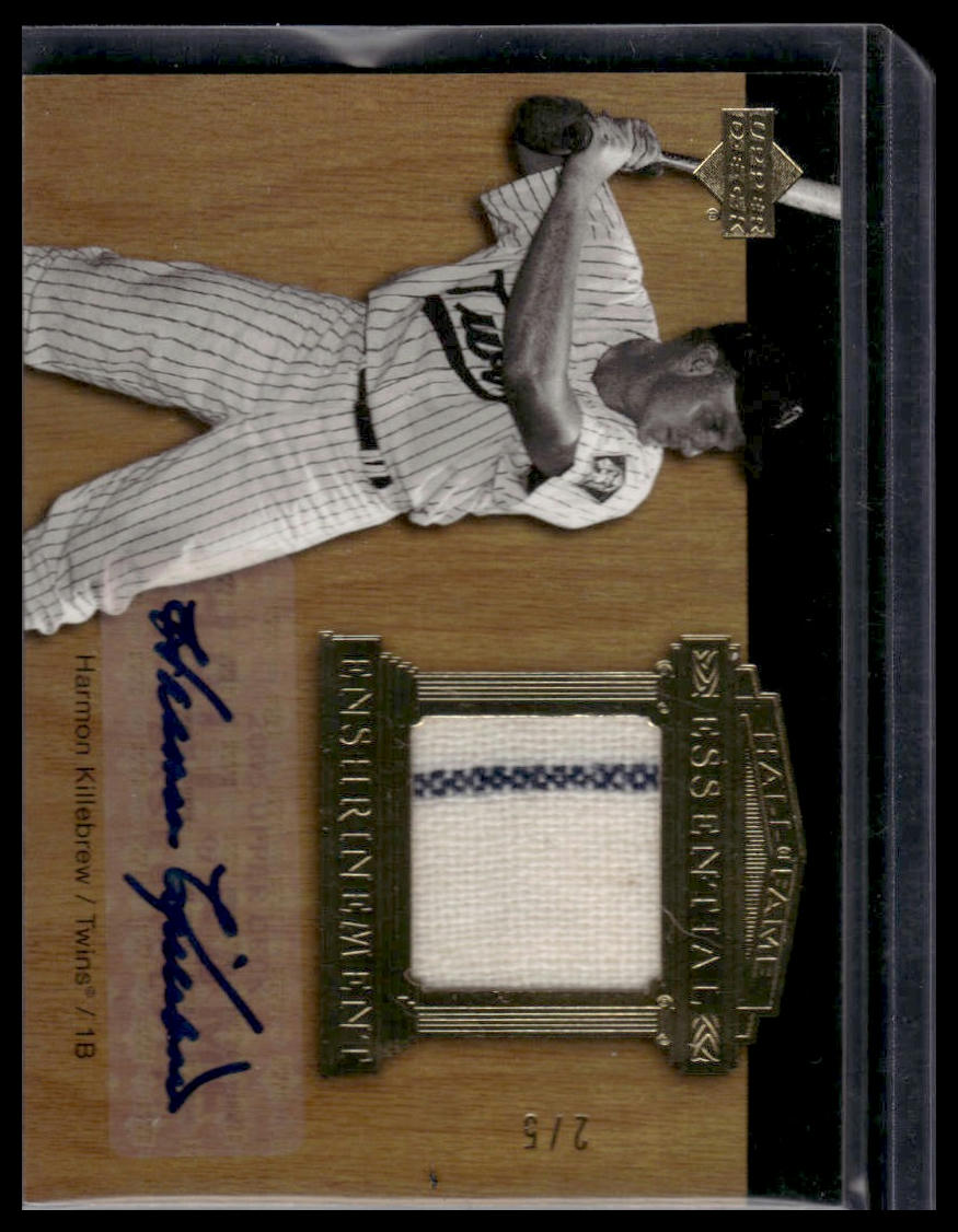 2005 Upper Deck #EE-HK2 Harmon Killebrew Twins Enshrinement Autograph #/5
