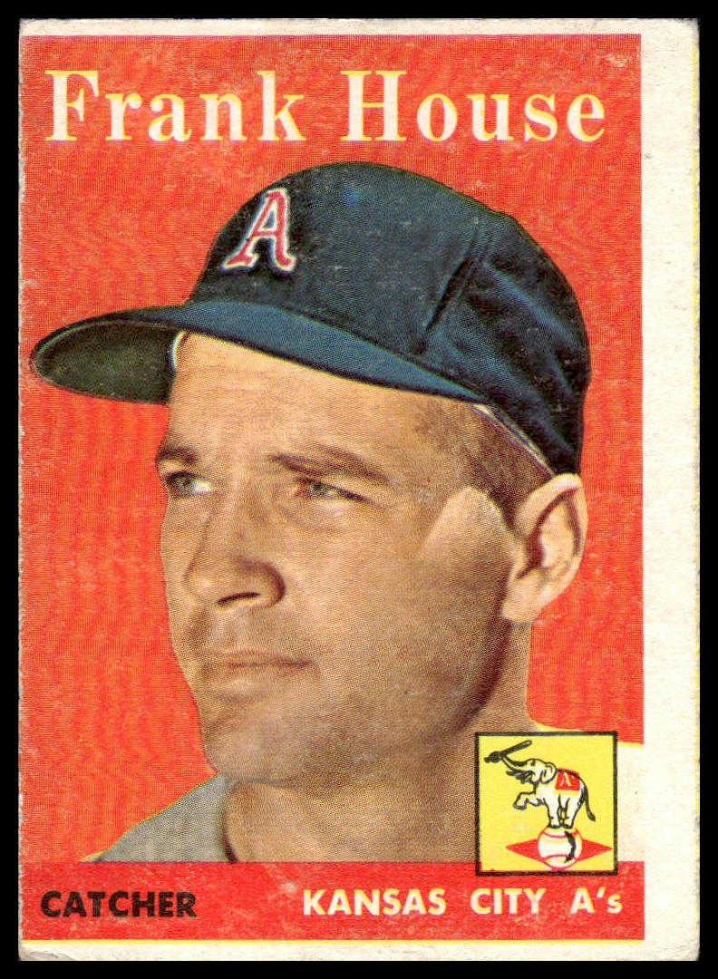 1958 Topps #318 Frank House Kansas City Athletics Very Good