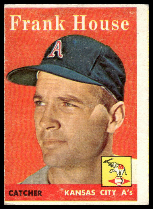 1958 Topps #318 Frank House Kansas City Athletics Very Good