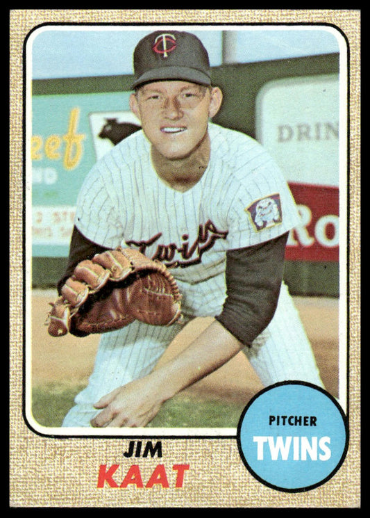 1968 Topps #450 Jim Kaat Minnesota Twins EX