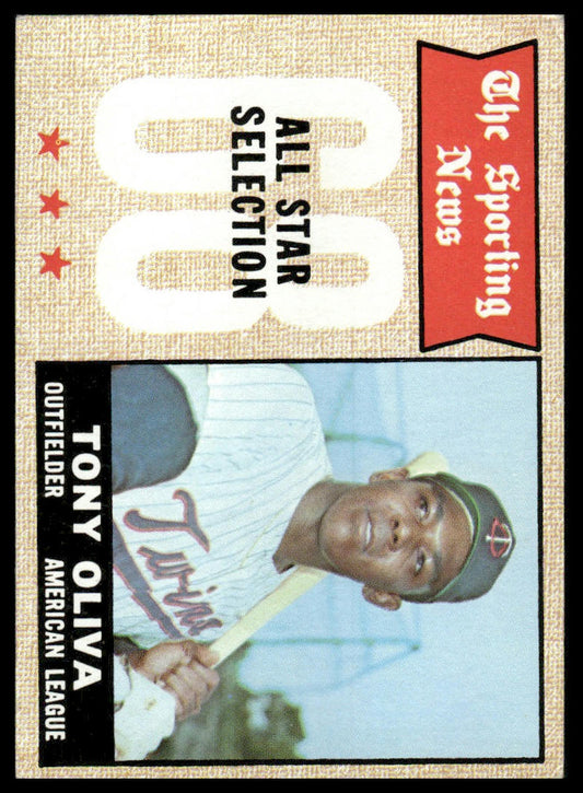 1968 Topps #371 Tony Oliva Minnesota Twins Excellent