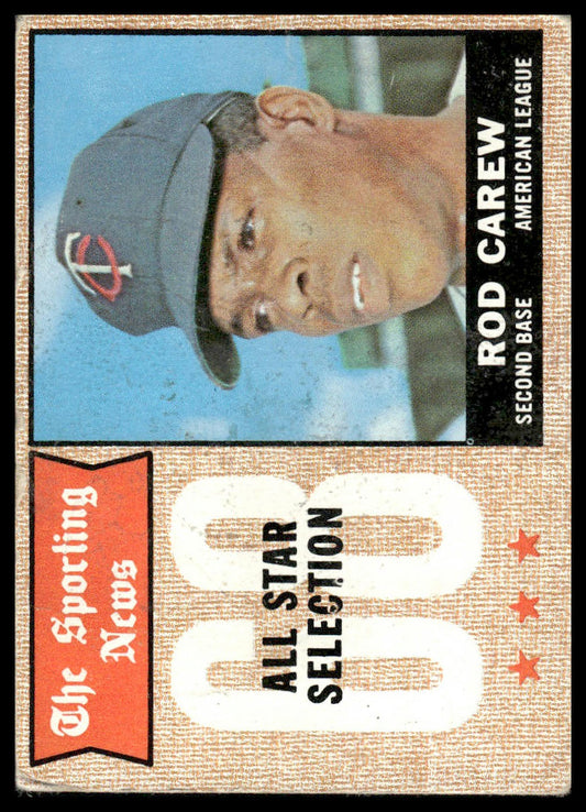 1968 Topps #363 Rod Carew Minnesota Twins VG