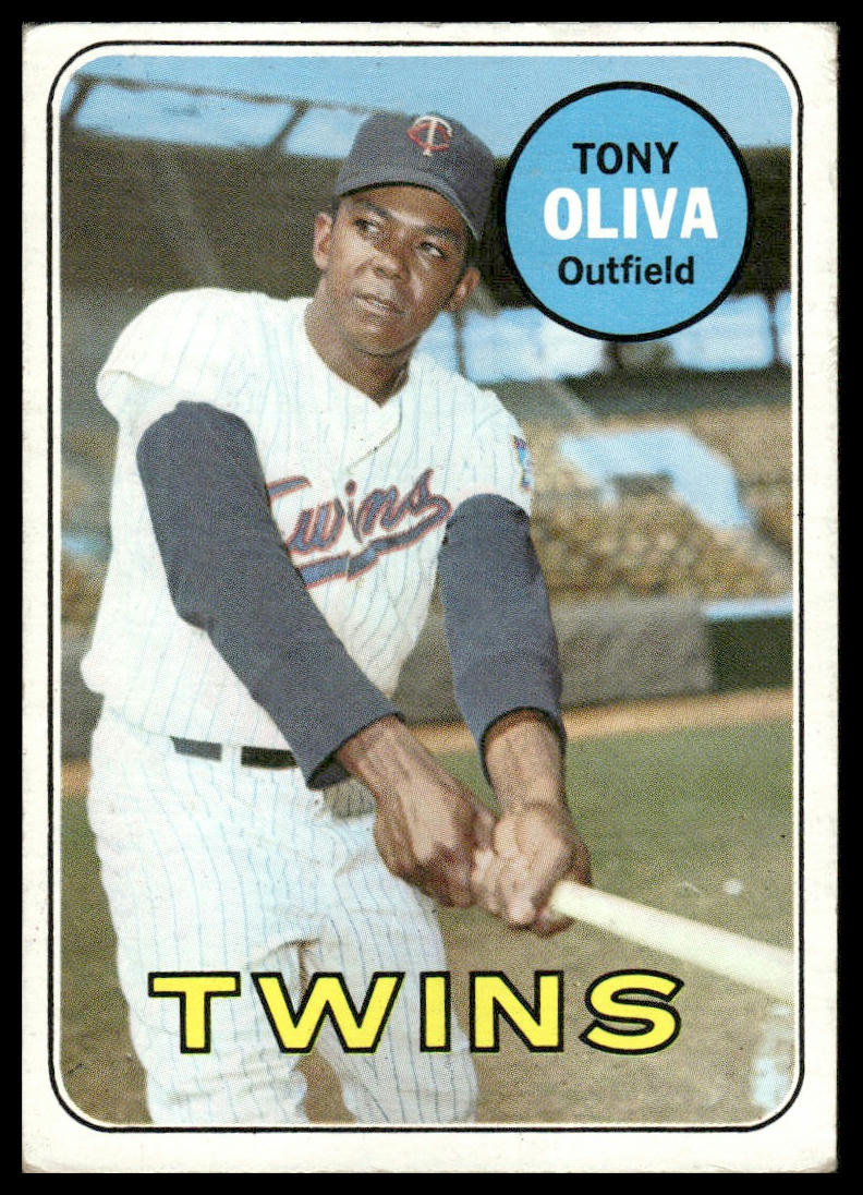 1969 Topps #600 Tony Oliva Minnesota Twins VG