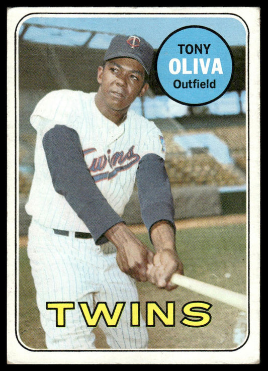 1969 Topps #600 Tony Oliva Minnesota Twins VG
