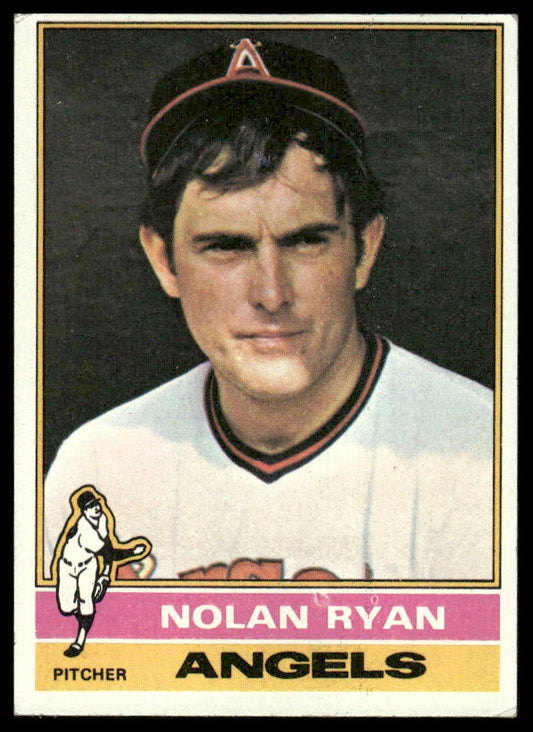 1976 Topps #330 Nolan Ryan California Angels Excellent