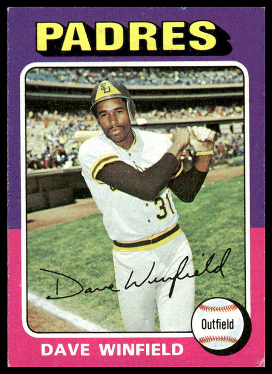 1975 Topps #61 Dave Winfield San Diego Padres EX