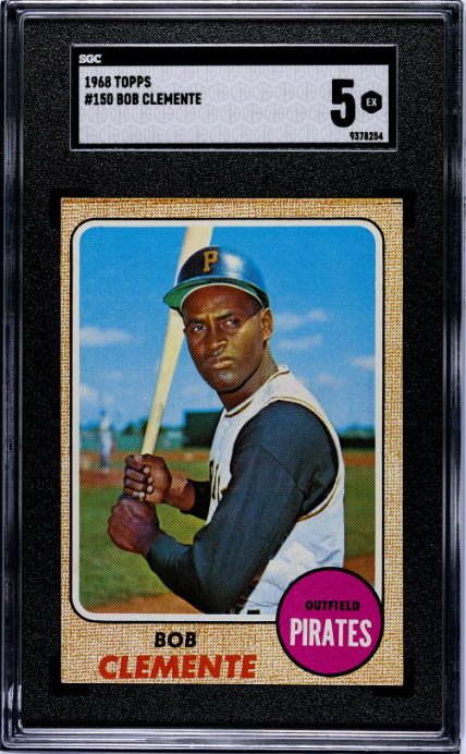 1968 Topps #150 Bob Clemente Pittsburgh Pirates SGC 5