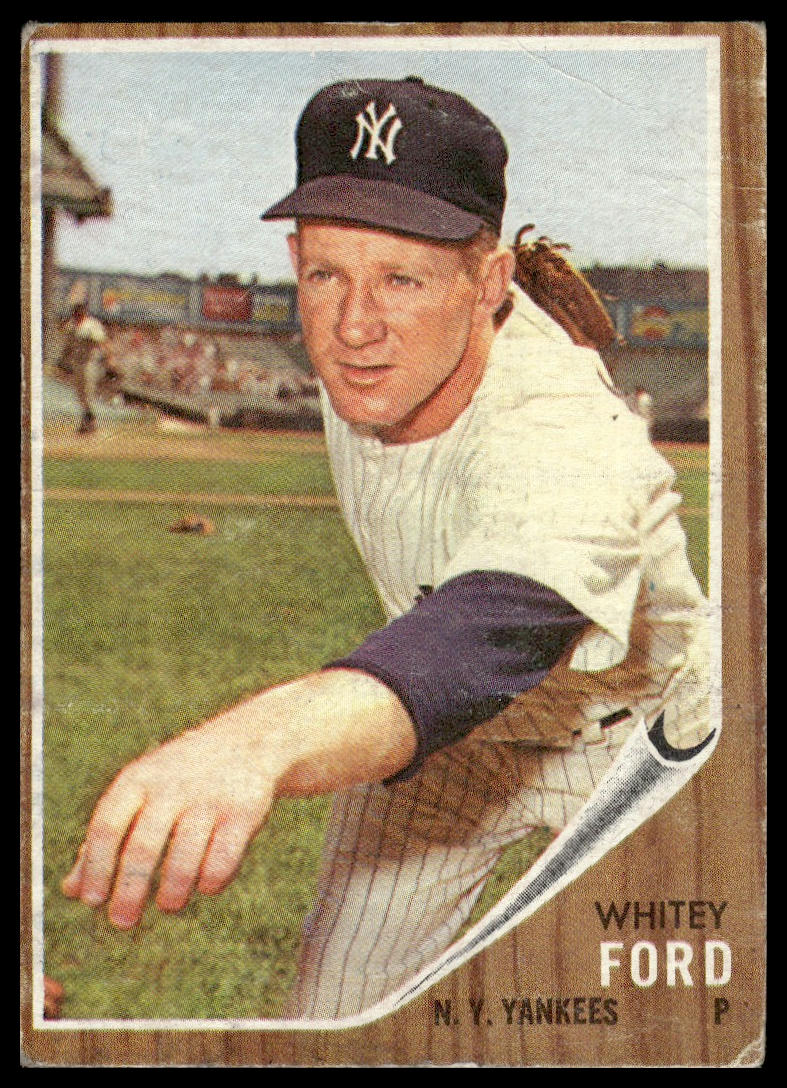 1962 Topps #310 Whitey Ford New York Yankees Very Good