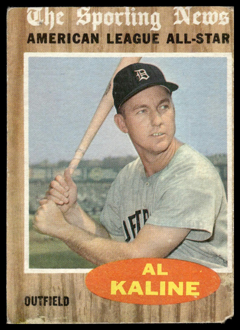 1962 Topps #470 Al Kaline Detroit Tigers Poor