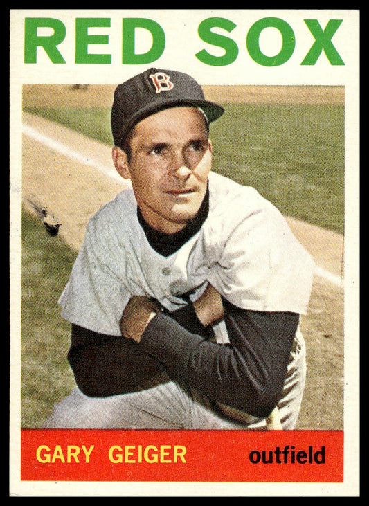 1964 Topps #93 Gary Geiger Boston Red Sox Excellent