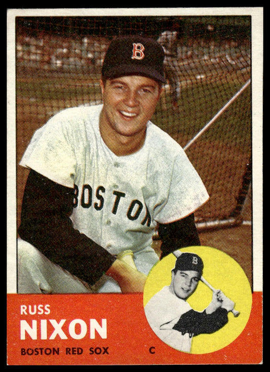 1963 Topps #168 Russ Nixon Boston Red Sox VG-EX