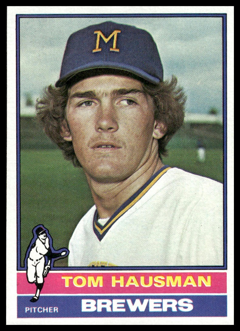 1976 Topps #452 Tom Hausman Milwaukee Brewers Rookie Near Mint or Better