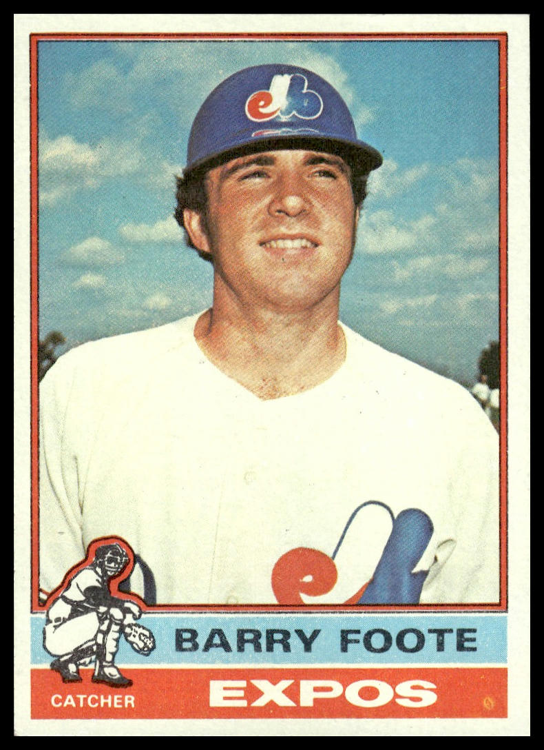 1976 Topps #42 Barry Foote Montreal Expos Near Mint or Better
