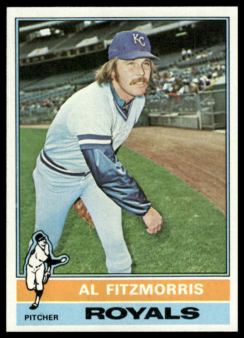 1976 Topps #144 Al Fitzmorris Kansas City Royals Near Mint or Better