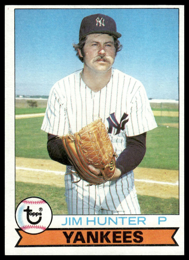 1979 Topps #670 Jim Hunter New York Yankees Near Mint