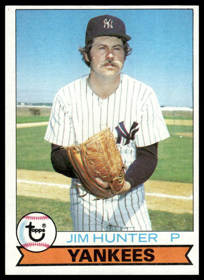1979 Topps #670 Jim Hunter New York Yankees Near Mint