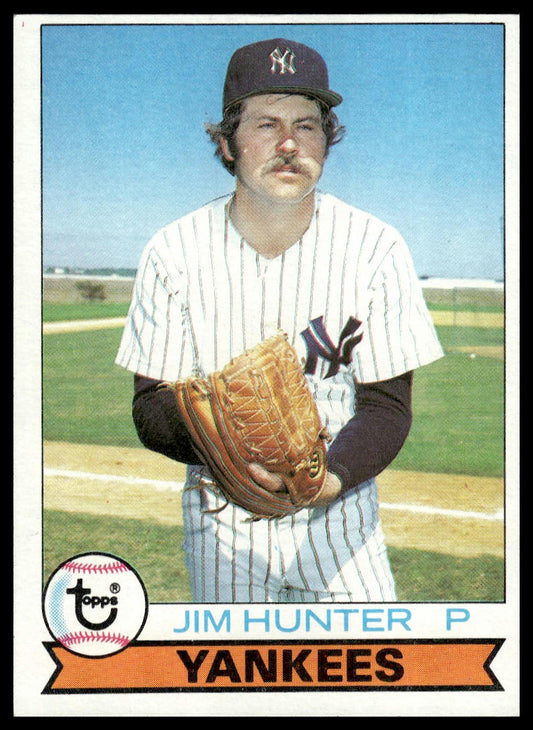 1979 Topps #670 Jim Hunter New York Yankees Near Mint