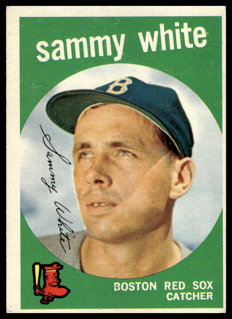 1959 Topps #486 Sammy White Boston Red Sox Very Good