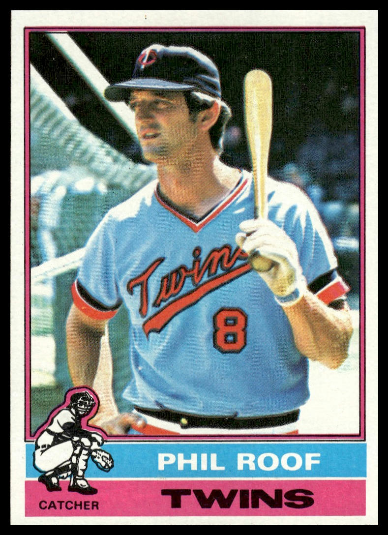 1976 Topps #424 Phil Roof Minnesota Twins Near Mint or Better