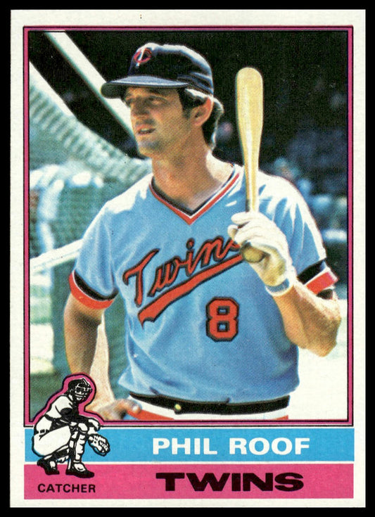 1976 Topps #424 Phil Roof Minnesota Twins Near Mint or Better