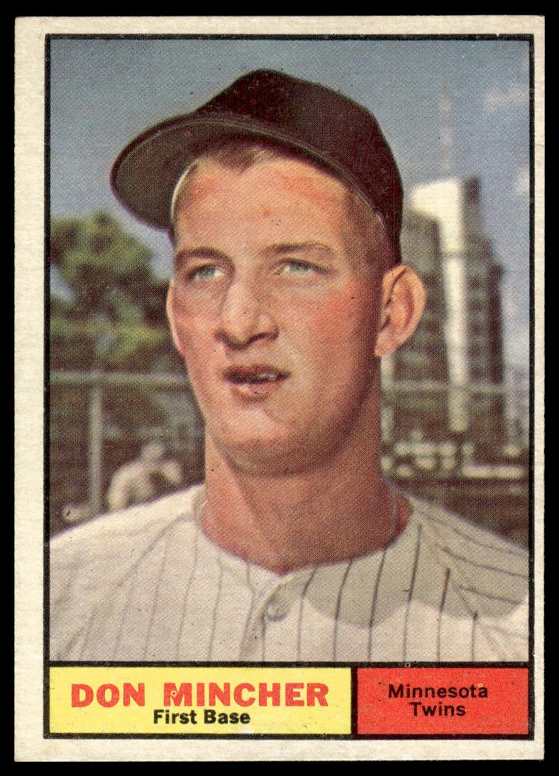 1961 Topps #336 Don Mincher Minnesota Twins Excellent