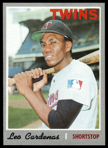 1970 Topps #245 Leo Cardenas Minnesota Twins Excellent
