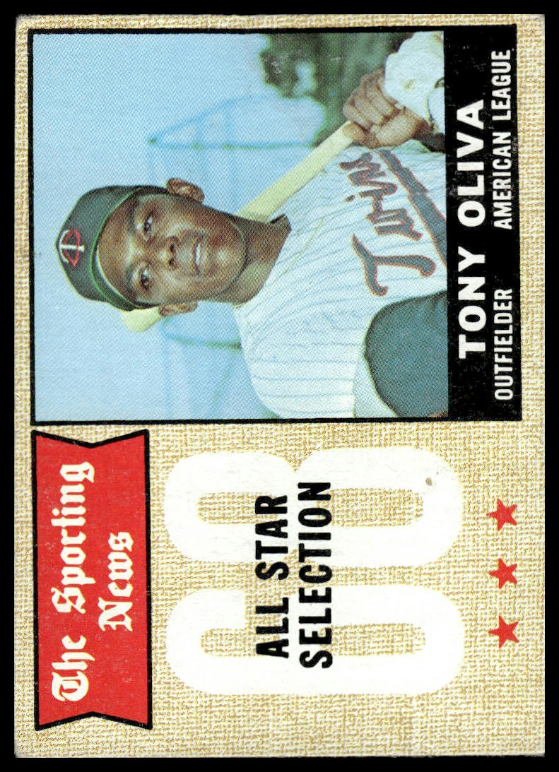 1968 Topps #371 Tony Oliva Minnesota Twins Very Good