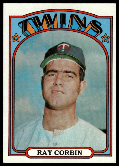 1972 Topps #66 Ray Corbin Minnesota Twins Rookie Near Mint