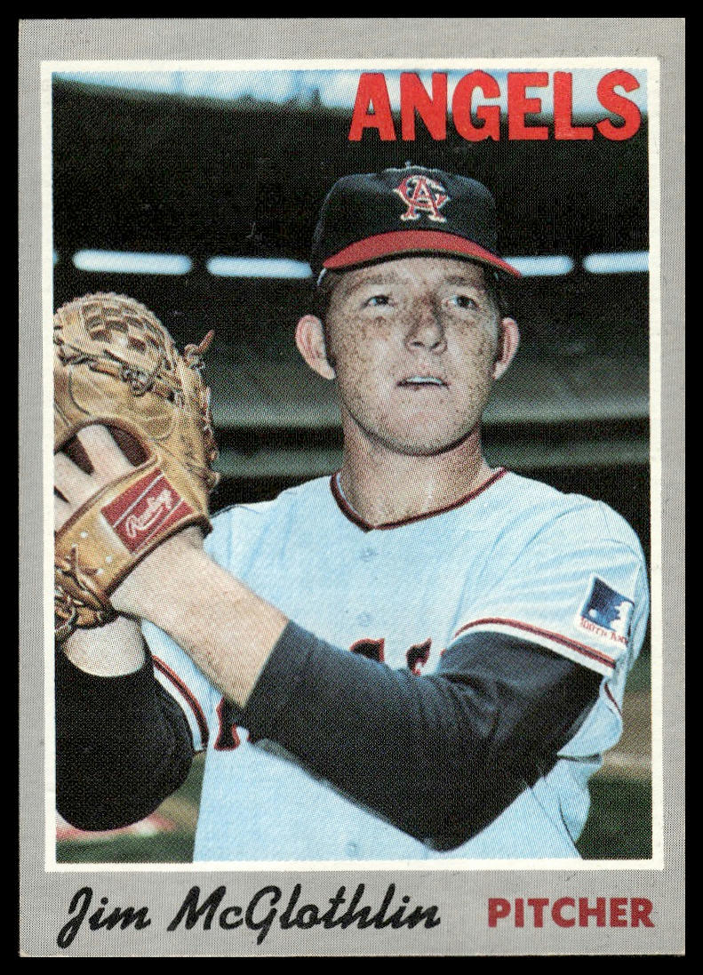1970 Topps #132 Jim McGlothlin California Angels Excellent