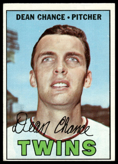 1967 Topps #380 Dean Chance Minnesota Twins Very Good