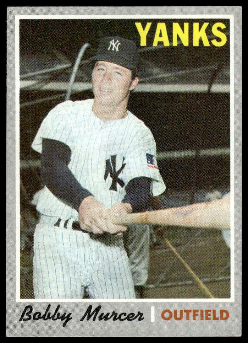 1970 Topps #333 Bobby Murcer New York Yankees EX Centered