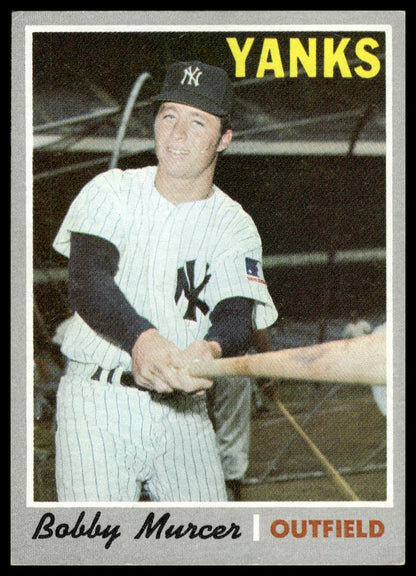 1970 Topps #333 Bobby Murcer New York Yankees EX Centered