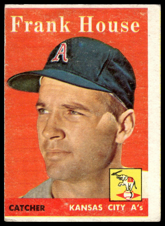 1958 Topps #318 Frank House Kansas City Athletics Very Good