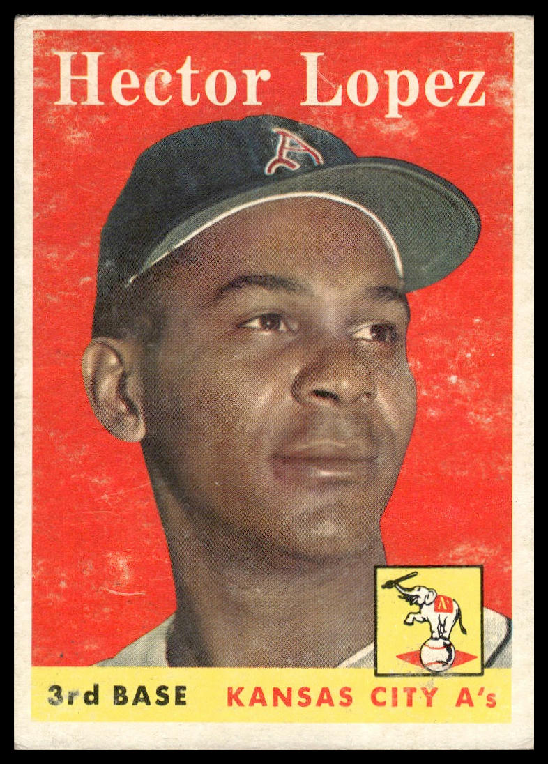 1958 Topps #155 Hector Lopez Kansas City Athletics Good
