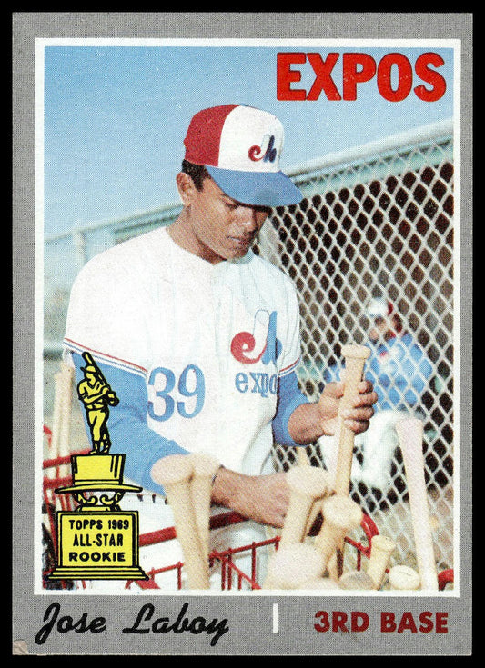 1970 Topps #238 Jose Laboy Montreal Expos Very Good