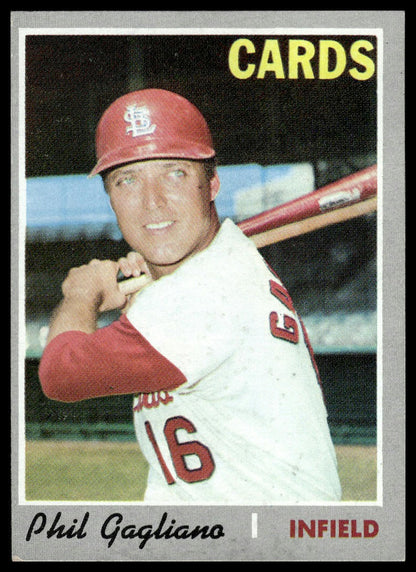1970 Topps #143 Phil Gagliano St. Louis Cardinals Excellent