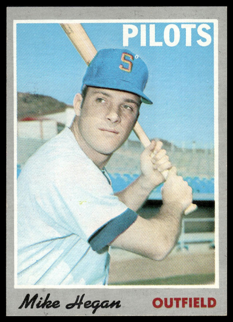 1970 Topps #111 Mike Hegan Seattle Pilots Excellent