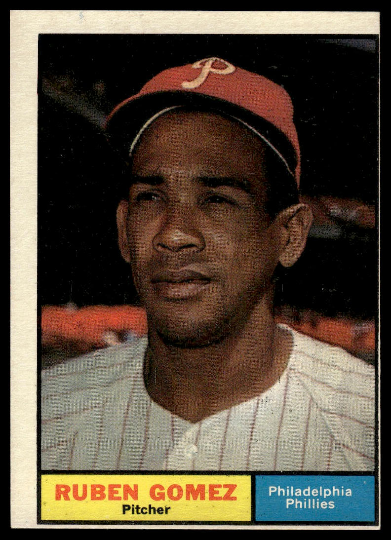 1961 Topps #377 Ruben Gomez Philadelphia Phillies Very Good