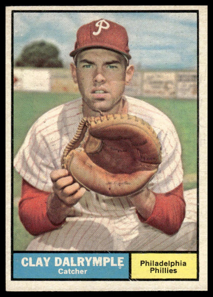 1961 Topps #299 Clay Dalrymple Philadelphia Phillies VG-EX