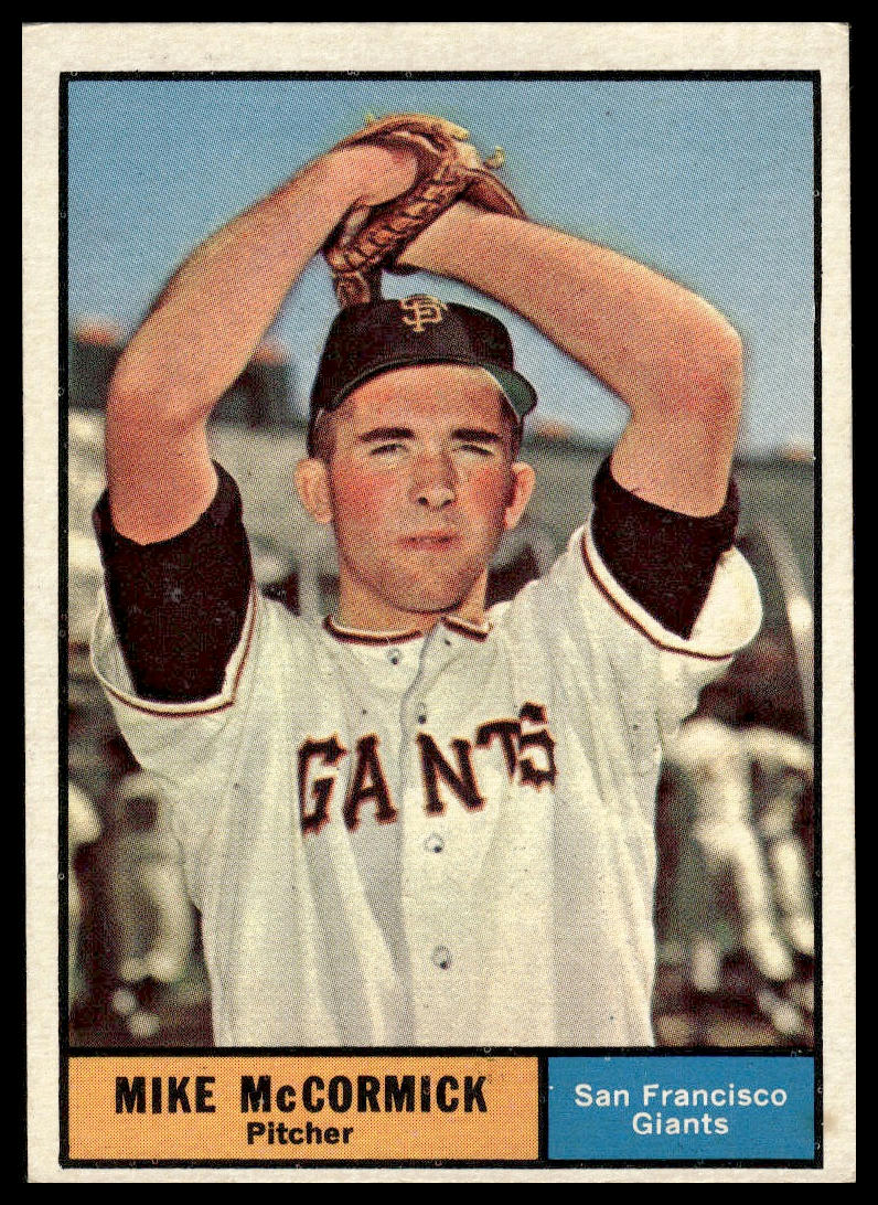 1961 Topps #305 Mike McCormick San Francisco Giants VG-EX