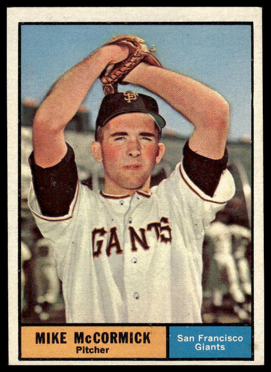 1961 Topps #305 Mike McCormick San Francisco Giants VG-EX